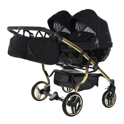 JUNAMA DIAMOND S LINE DUO BLACK GOLD - 4IN1 (INCLUDES 2 X CAR SEAT & 2 X ISOFIX BASE)