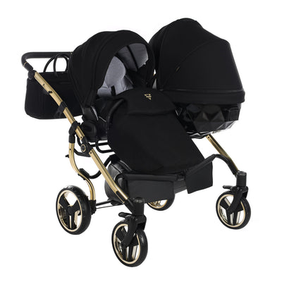 JUNAMA DIAMOND S LINE DUO BLACK GOLD - 4IN1 (INCLUDES 2 X CAR SEAT & 2 X ISOFIX BASE)