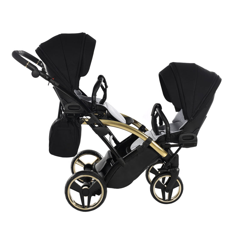 JUNAMA DIAMOND S LINE BLACK GOLD DUO SLIM - 3IN1 (INCLUDES 2 X CAR SEAT)