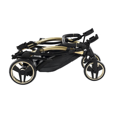 JUNAMA DIAMOND S LINE BLACK GOLD DUO SLIM - 2IN1 (2 X CARRYCOTS & 2 X SEAT UNITS)