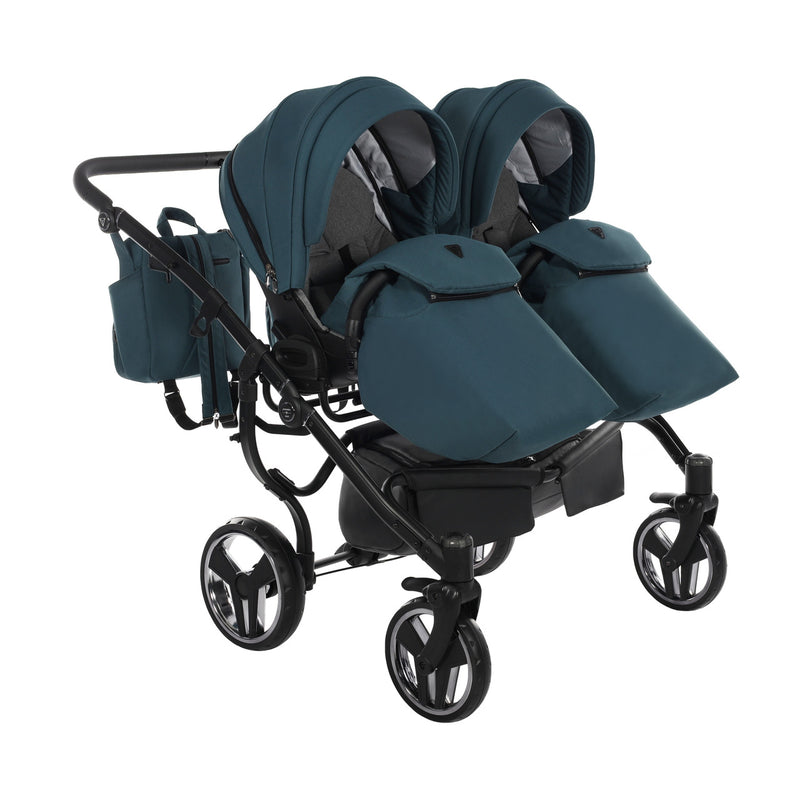 JUNAMA JUNAMA CORE DUO TEAL - 2IN1 (2 X CARRYCOTS & 2 X SEAT UNITS)