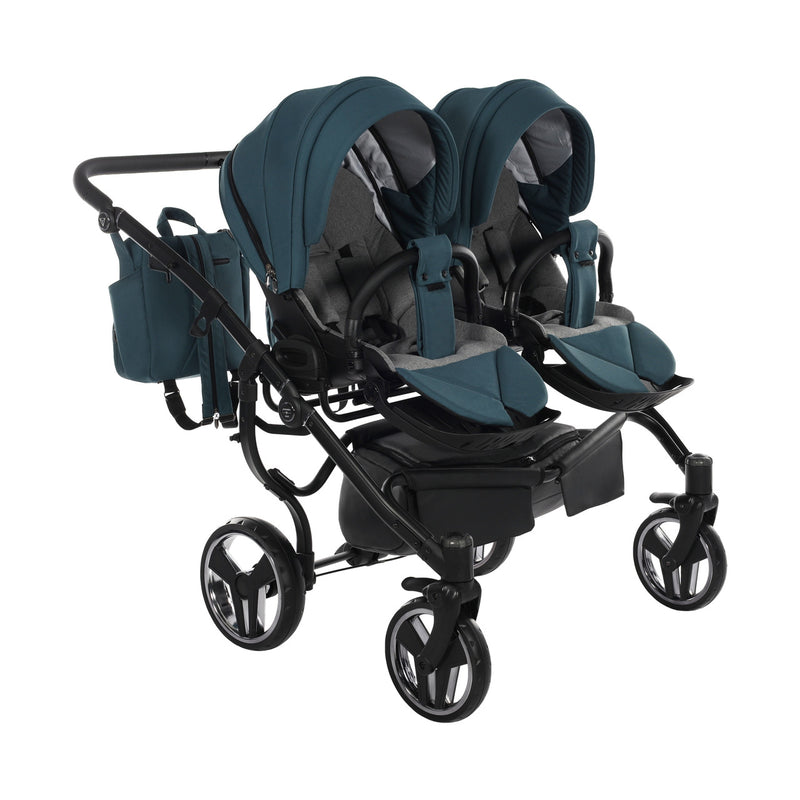 JUNAMA JUNAMA CORE DUO TEAL - 2IN1 (2 X CARRYCOTS & 2 X SEAT UNITS)