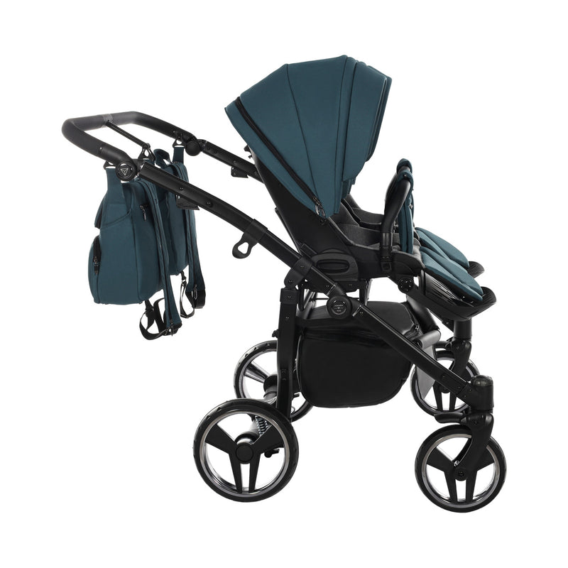 JUNAMA JUNAMA CORE DUO TEAL - 2IN1 (2 X CARRYCOTS & 2 X SEAT UNITS)