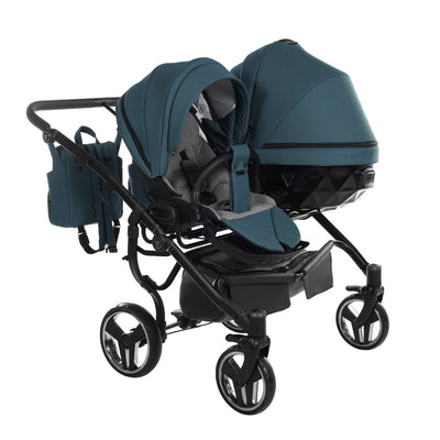 JUNAMA JUNAMA CORE DUO TEAL - 2IN1 (2 X CARRYCOTS & 2 X SEAT UNITS)