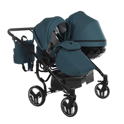 JUNAMA JUNAMA CORE DUO TEAL - 2IN1 (2 X CARRYCOTS & 2 X SEAT UNITS)