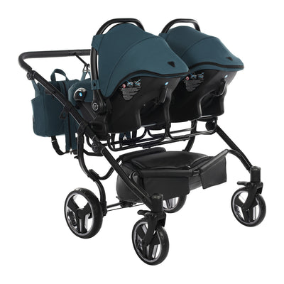 JUNAMA JUNAMA CORE DUO TEAL - 2IN1 (2 X CARRYCOTS & 2 X SEAT UNITS)