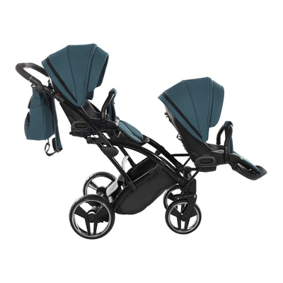 JUNAMA CORE TEAL DUO SLIM - 2IN1 (2 X CARRYCOTS & 2 X SEAT UNITS)