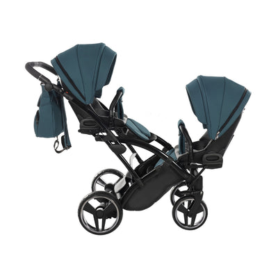 JUNAMA CORE TEAL DUO SLIM - 2IN1 (2 X CARRYCOTS & 2 X SEAT UNITS)