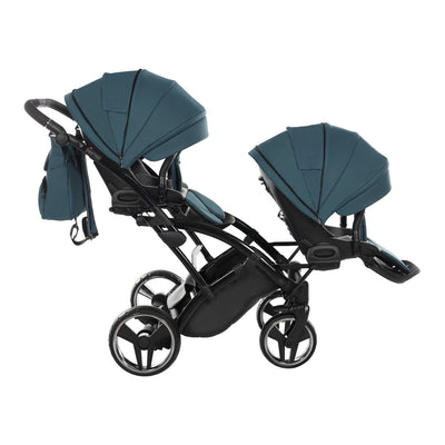 JUNAMA CORE TEAL DUO SLIM - 2IN1 (2 X CARRYCOTS & 2 X SEAT UNITS)