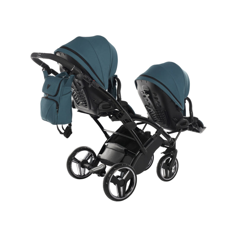 JUNAMA CORE TEAL DUO SLIM - 2IN1 (2 X CARRYCOTS & 2 X SEAT UNITS)