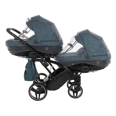 JUNAMA CORE TEAL DUO SLIM - 2IN1 (2 X CARRYCOTS & 2 X SEAT UNITS)