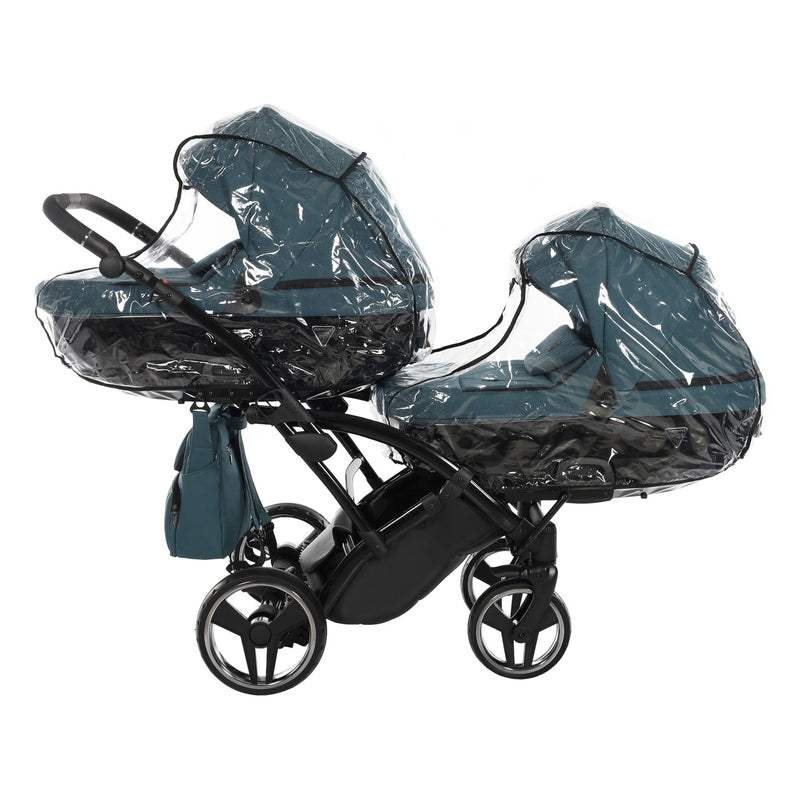 JUNAMA CORE TEAL DUO SLIM - 2IN1 (2 X CARRYCOTS & 2 X SEAT UNITS)