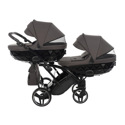 JUNAMA CORE BLACK NICKEL DUO SLIM - 4IN1 (INCLUDES 2 X CAR SEAT & 2 X ISOFIX BASE)