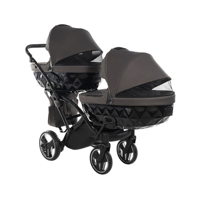 JUNAMA CORE BLACK NICKEL DUO SLIM - 4IN1 (INCLUDES 2 X CAR SEAT & 2 X ISOFIX BASE)