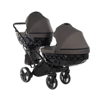 JUNAMA CORE BLACK NICKEL DUO SLIM - 4IN1 (INCLUDES 2 X CAR SEAT & 2 X ISOFIX BASE)