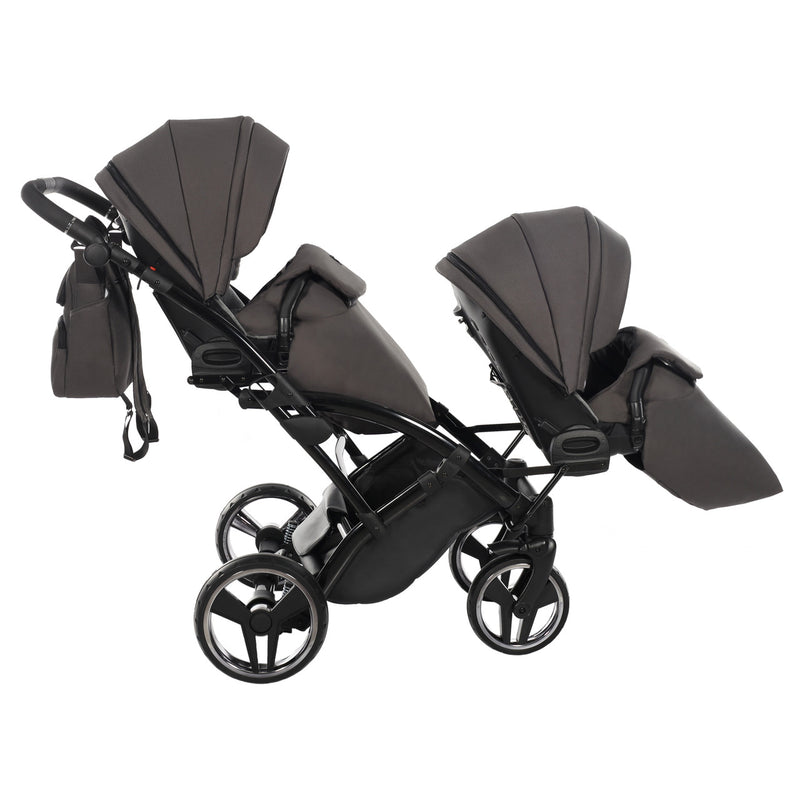 JUNAMA CORE BLACK NICKEL DUO SLIM - 4IN1 (INCLUDES 2 X CAR SEAT & 2 X ISOFIX BASE)