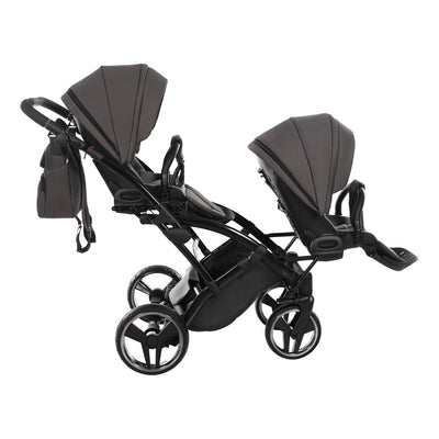 JUNAMA CORE BLACK NICKEL DUO SLIM - 4IN1 (INCLUDES 2 X CAR SEAT & 2 X ISOFIX BASE)