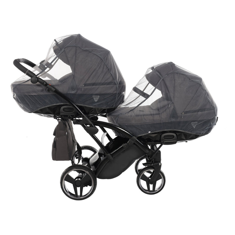 JUNAMA CORE BLACK NICKEL DUO SLIM - 4IN1 (INCLUDES 2 X CAR SEAT & 2 X ISOFIX BASE)