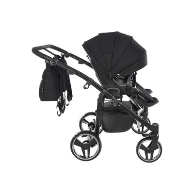 JUNAMA CORE DUO BLACK - 2IN1 (2 X CARRYCOTS & 2 X SEAT UNITS)