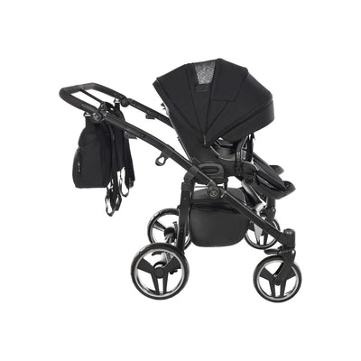 JUNAMA CORE DUO BLACK - 2IN1 (2 X CARRYCOTS & 2 X SEAT UNITS)