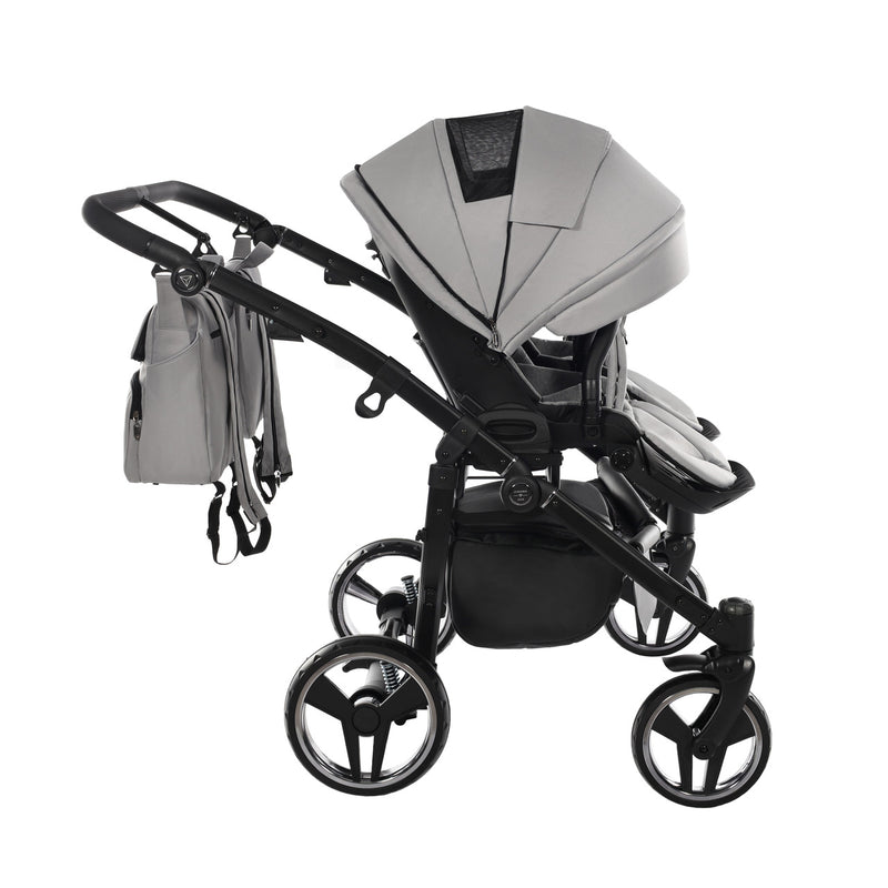 JUNAMA CORE DUO GREY MIST - 2IN1 (2 X CARRYCOTS & 2 X SEAT UNITS)