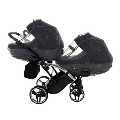 JUNAMA DIAMOND S LINE GREY DUO SLIM - 3IN1 (INCLUDES 2 X CAR SEAT)