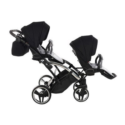 JUNAMA DIAMOND S LINE GREY DUO SLIM - 3IN1 (INCLUDES 2 X CAR SEAT)