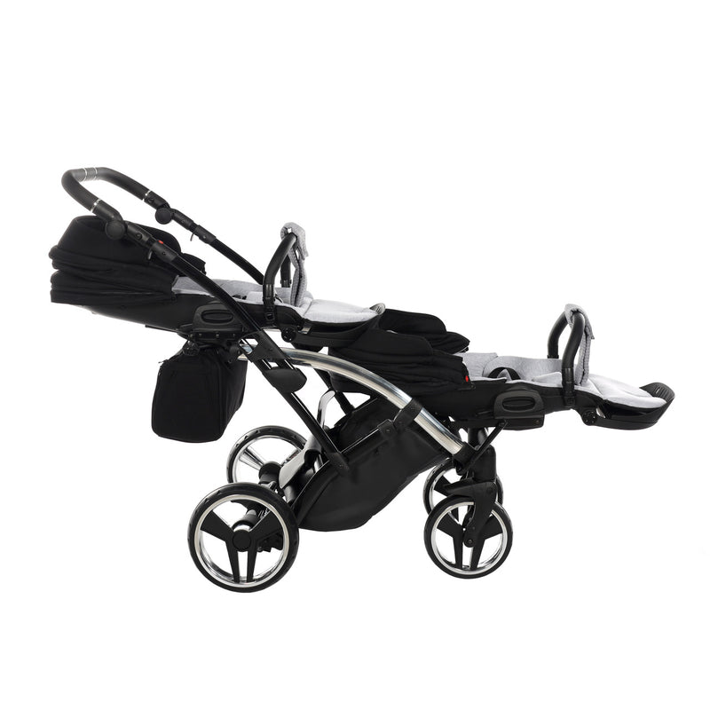 JUNAMA DIAMOND S LINE GREY DUO SLIM - 3IN1 (INCLUDES 2 X CAR SEAT)