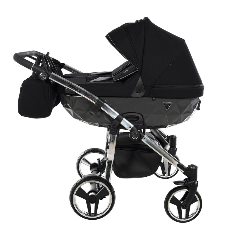 JUNAMA DIAMOND S LINE DUO GREY - 4IN1 (INCLUDES 2 X CAR SEAT & 2 X ISOFIX BASE)