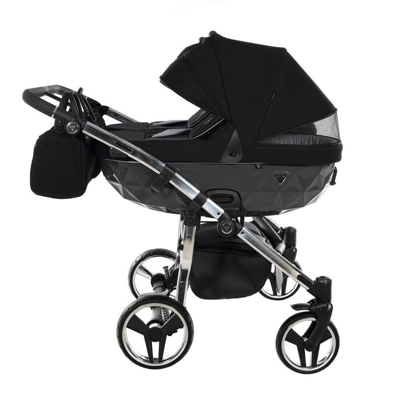 JUNAMA DIAMOND S LINE DUO GREY - 4IN1 (INCLUDES 2 X CAR SEAT & 2 X ISOFIX BASE)