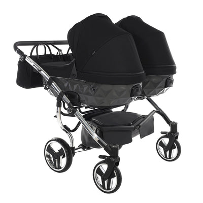 JUNAMA DIAMOND S LINE DUO GREY  - 3IN1 (INCLUDES 2 X CAR SEAT)