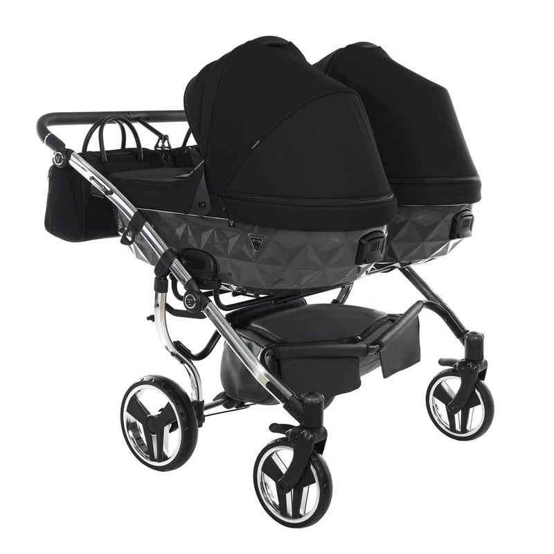 JUNAMA DIAMOND S LINE DUO GREY - 4IN1 (INCLUDES 2 X CAR SEAT & 2 X ISOFIX BASE)