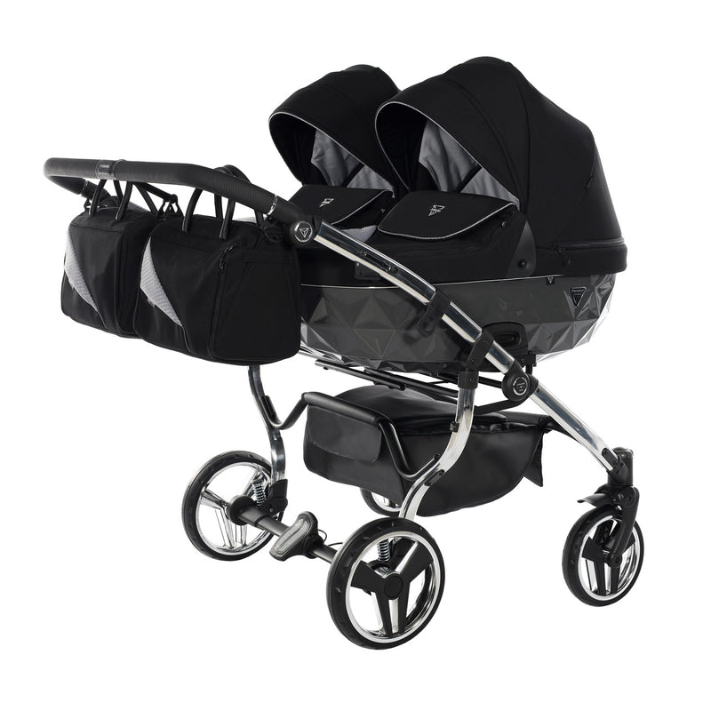 JUNAMA DIAMOND S LINE DUO GREY  - 3IN1 (INCLUDES 2 X CAR SEAT)