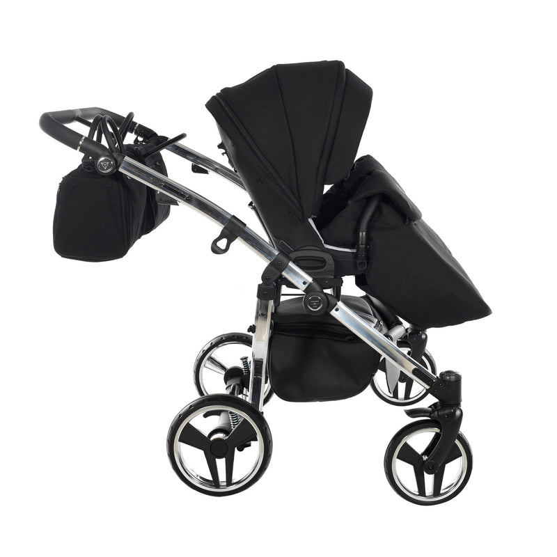 JUNAMA DIAMOND S LINE DUO GREY - 4IN1 (INCLUDES 2 X CAR SEAT & 2 X ISOFIX BASE)