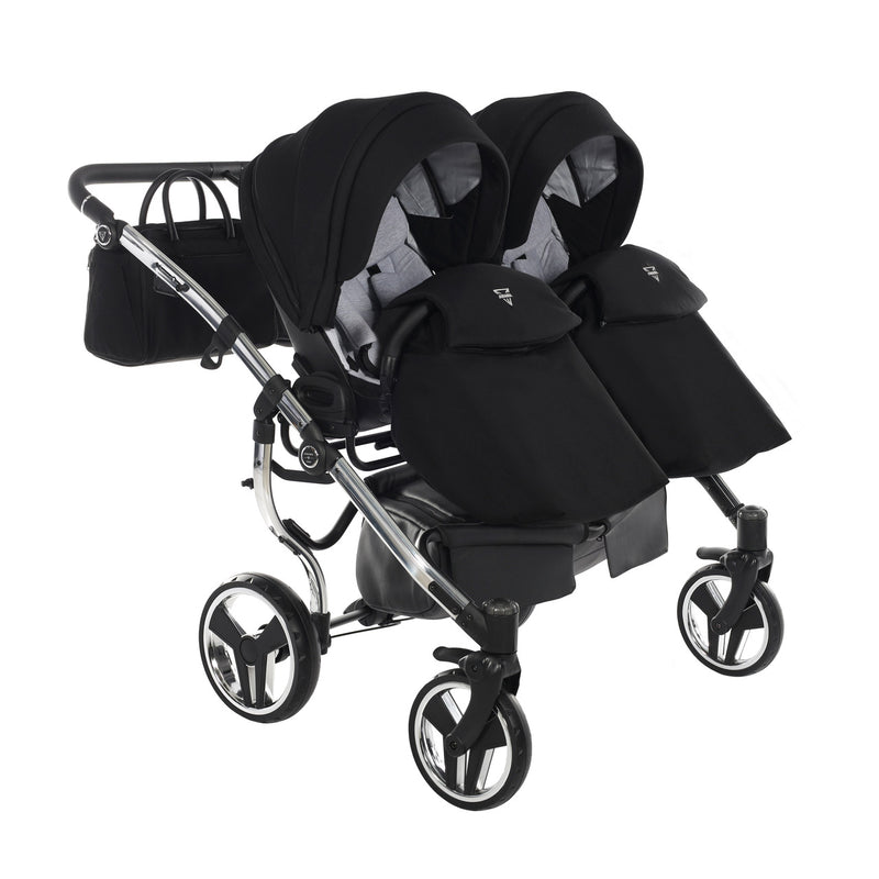 DIAMOND S LINE DUO GREY - 2IN1 (2 X CARRYCOTS & 2 X SEAT UNITS)