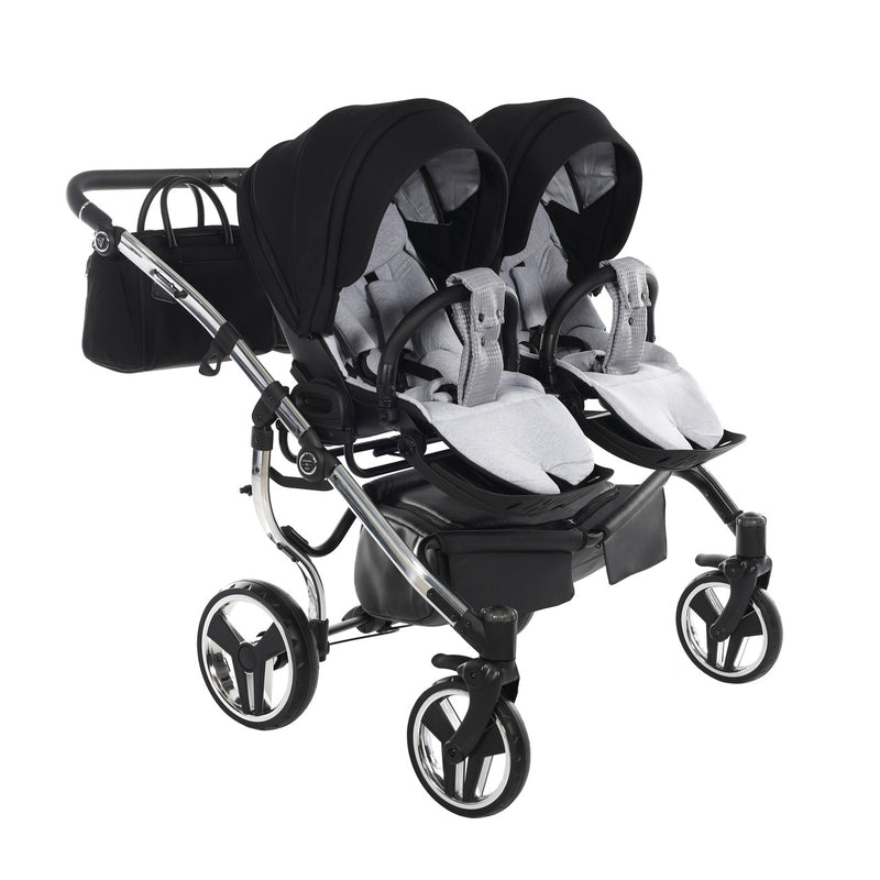 JUNAMA DIAMOND S LINE DUO GREY - 4IN1 (INCLUDES 2 X CAR SEAT & 2 X ISOFIX BASE)