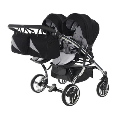 JUNAMA DIAMOND S LINE DUO GREY - 4IN1 (INCLUDES 2 X CAR SEAT & 2 X ISOFIX BASE)