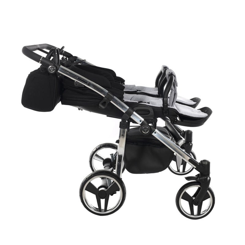 DIAMOND S LINE DUO GREY - 2IN1 (2 X CARRYCOTS & 2 X SEAT UNITS)