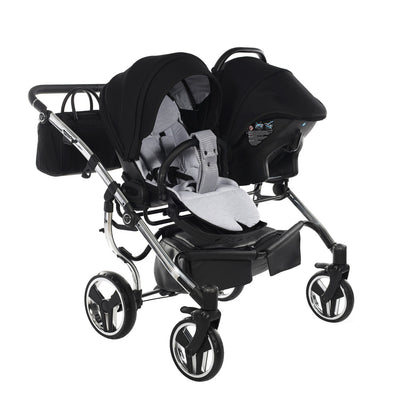 DIAMOND S LINE DUO GREY - 2IN1 (2 X CARRYCOTS & 2 X SEAT UNITS)