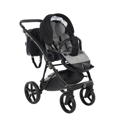 JUNAMA AIR BLACK - 4IN1 (INCLUDES CAR SEAT & ISOFIX BASE)