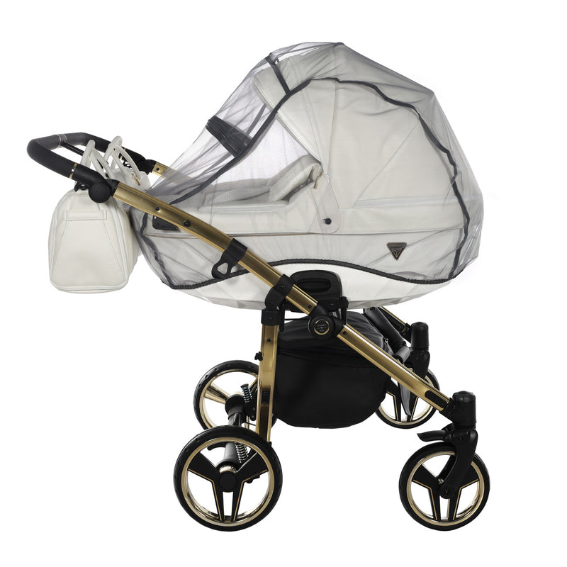 JUNAMA FLUO INDIVIDUAL DUO WHITE GOLD  - 2IN1 (2 X CARRYCOTS & 2 X SEAT UNITS)