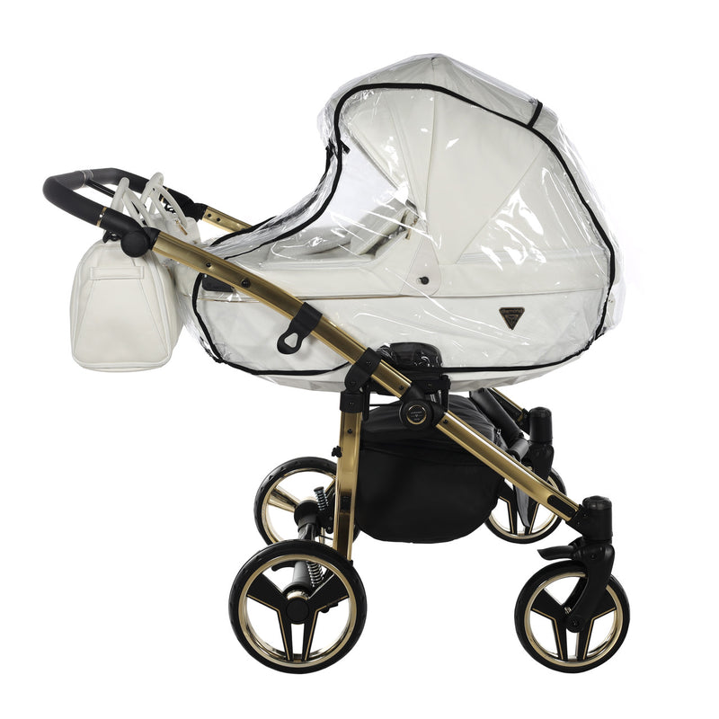 JUNAMA FLUO INDIVIDUAL DUO WHITE GOLD  - 2IN1 (2 X CARRYCOTS & 2 X SEAT UNITS)