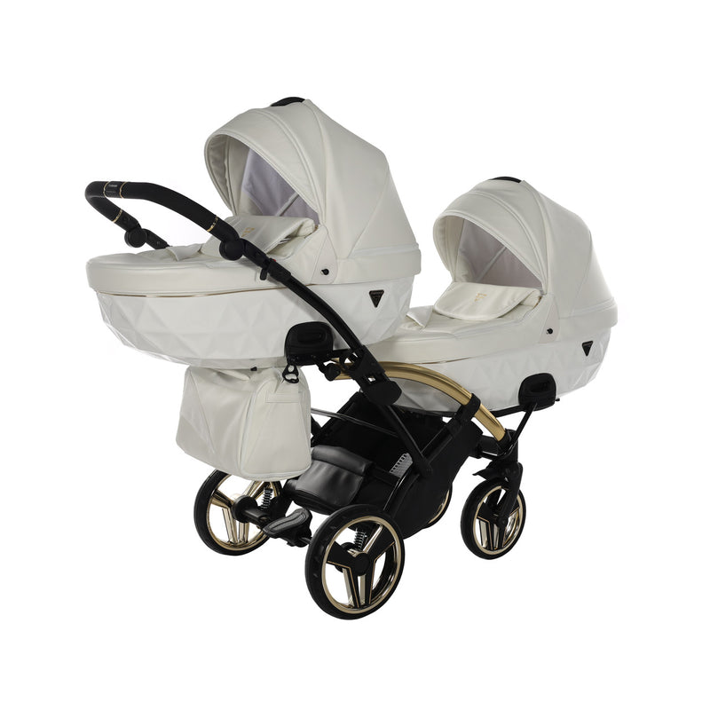 JUNAMA FLUO INDIVIDUAL WHITE GOLD DUO SLIM - 3IN1 (INCLUDES 2 X CAR SEAT)