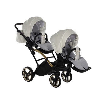 JUNAMA FLUO INDIVIDUAL WHITE GOLD DUO SLIM - 3IN1 (INCLUDES 2 X CAR SEAT)