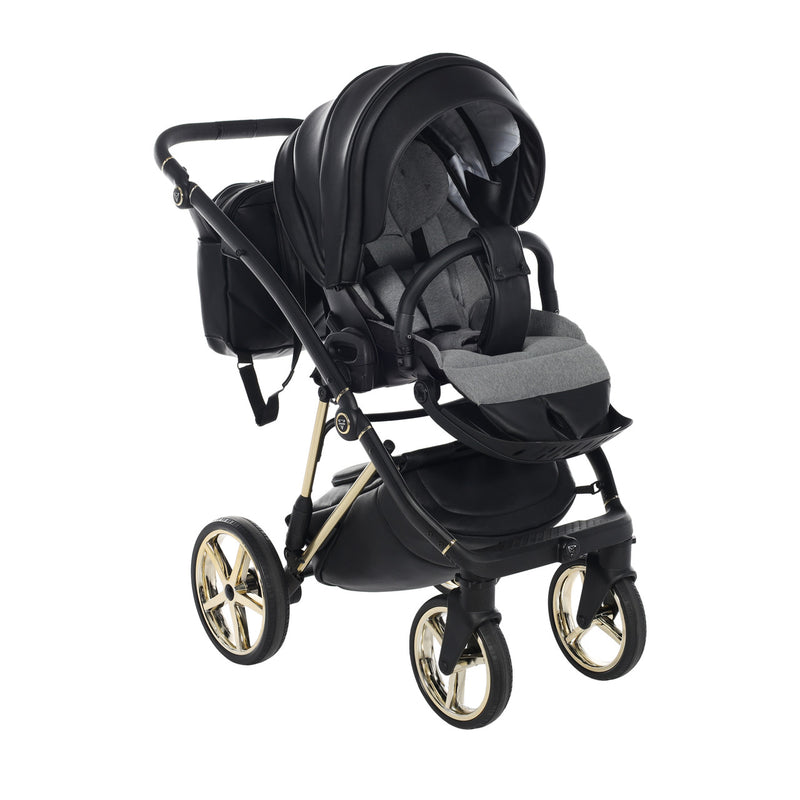 JUNAMA AIR PREMIUM BLACK - 4IN1 (INCLUDES CAR SEAT & ISOFIX BASE)