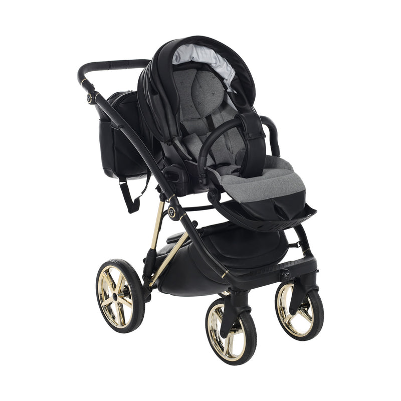 JUNAMA AIR PREMIUM BLACK - 4IN1 (INCLUDES CAR SEAT & ISOFIX BASE)