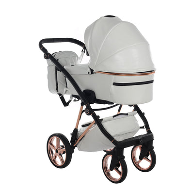 JUNAMA AIR PREMIUM WHITE - 4IN1 (INCLUDES CAR SEAT & ISOFIX BASE)