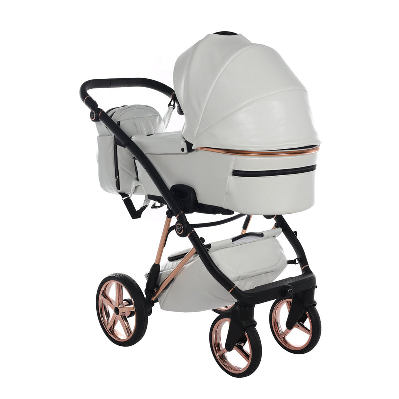 JUNAMA AIR PREMIUM WHITE - 4IN1 (INCLUDES CAR SEAT & ISOFIX BASE)