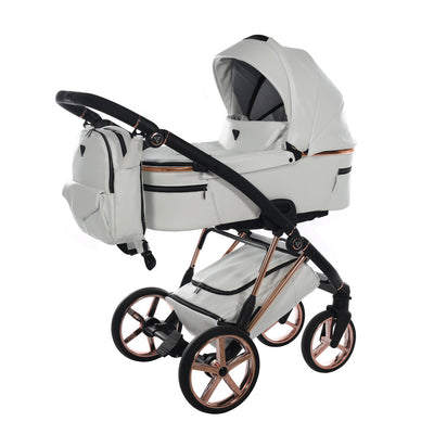 JUNAMA AIR PREMIUM WHITE - 4IN1 (INCLUDES CAR SEAT & ISOFIX BASE)