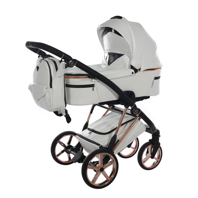 JUNAMA AIR PREMIUM WHITE - 4IN1 (INCLUDES CAR SEAT & ISOFIX BASE)